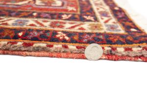 2'1 x 4'4 Hand Knotted Heriz Tribal Persian Wool Rug