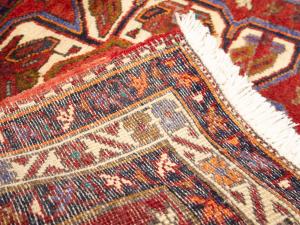 2'1 x 4'4 Hand Knotted Heriz Tribal Persian Wool Rug