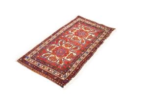 2'1 x 4'4 Hand Knotted Heriz Tribal Persian Wool Rug