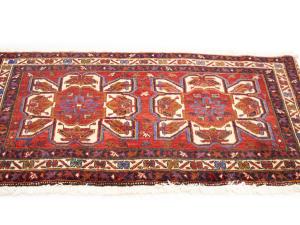 2'1 x 4'4 Hand Knotted Heriz Tribal Persian Wool Rug