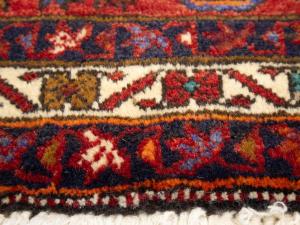 2'1 x 4'4 Hand Knotted Heriz Tribal Persian Wool Rug