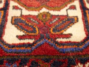 2'1 x 4'4 Hand Knotted Heriz Tribal Persian Wool Rug