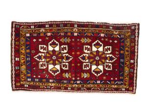 2'2 x 3'9 Hand Knotted Heriz Tribal Persian Wool Rug