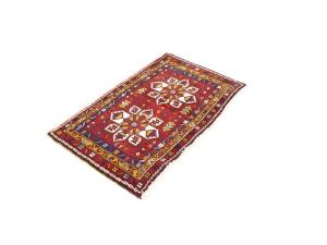 2'2 x 3'9 Hand Knotted Heriz Tribal Persian Wool Rug