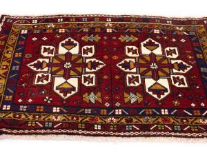 2'2 x 3'9 Hand Knotted Heriz Tribal Persian Wool Rug