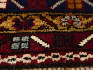 2'2 x 3'9 Hand Knotted Heriz Tribal Persian Wool Rug