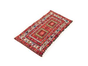 1'9 X 3'6 Hand Knotted Heriz Tribal Persian Wool Rug