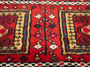 1'9 X 3'6 Hand Knotted Heriz Tribal Persian Wool Rug