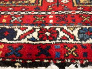 1'9 X 3'6 Hand Knotted Heriz Tribal Persian Wool Rug