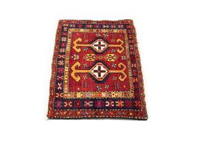 2'2 X 3'4 Hand Knotted Heriz Tribal Persian Wool Rug