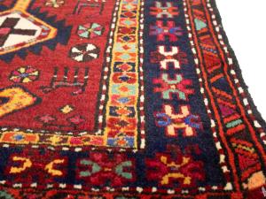 2'2 X 3'4 Hand Knotted Heriz Tribal Persian Wool Rug