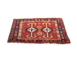2'2 X 3'4 Hand Knotted Heriz Tribal Persian Wool Rug