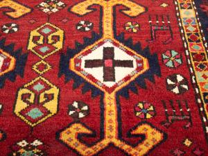 2'2 X 3'4 Hand Knotted Heriz Tribal Persian Wool Rug