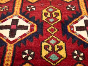 2'2 X 3'4 Hand Knotted Heriz Tribal Persian Wool Rug