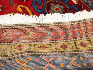 2'2 x 3'8 Hand Knotted Heriz Tribal Persian Wool Rug