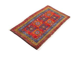 2'2 x 3'8 Hand Knotted Heriz Tribal Persian Wool Rug