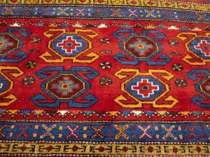 2'2 x 3'8 Hand Knotted Heriz Tribal Persian Wool Rug