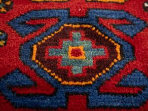 2'2 x 3'8 Hand Knotted Heriz Tribal Persian Wool Rug