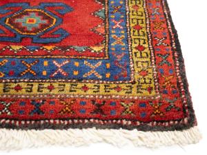 2'2 x 3'8 Hand Knotted Heriz Tribal Persian Wool Rug