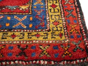 2'2 x 3'8 Hand Knotted Heriz Tribal Persian Wool Rug