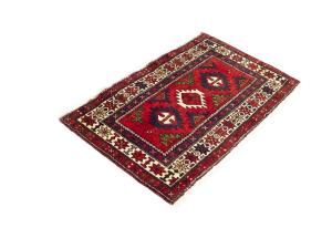 2'0 X 3'4 Hand Knotted Heriz Tribal Persian Wool Rug