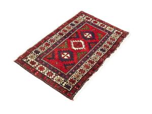 2'0 X 3'4 Hand Knotted Heriz Tribal Persian Wool Rug