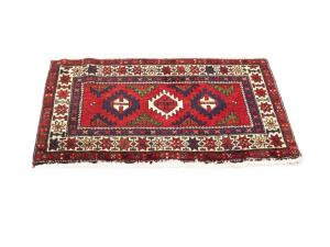 2'0 X 3'4 Hand Knotted Heriz Tribal Persian Wool Rug