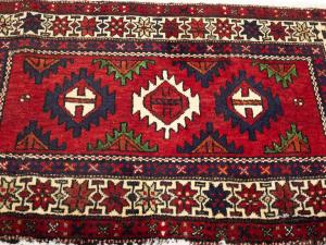 2'0 X 3'4 Hand Knotted Heriz Tribal Persian Wool Rug