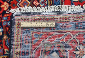 Vintage Purple-navy Floral Traditional 7x10 Mahal Persian Rug