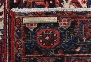 Vintage Red Floral 7X10 Heriz Persian Rug