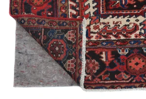 Vintage Red Floral 7X10 Heriz Persian Rug