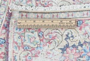 Semi Antique Muted Floral 1'7X1'8 Distressed Oriental Square Rug