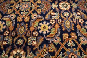 2'5 x 22'5 Handmade Herati Floral Oriental Wool Runner Rug