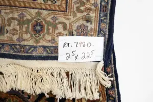2'5 x 22'5 Handmade Herati Floral Oriental Wool Runner Rug