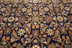 2'5 x 22'5 Handmade Herati Floral Oriental Wool Runner Rug