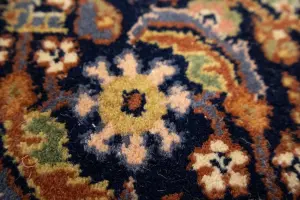 2'5 x 22'5 Handmade Herati Floral Oriental Wool Runner Rug