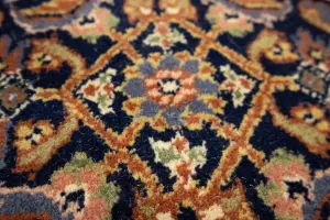 2'5 x 22'5 Handmade Herati Floral Oriental Wool Runner Rug