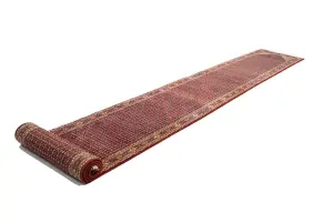 2'9 X 21'9 Hand Knotted Indo Botemir Wool Runner Rug