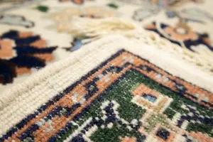 2'7 X 11'9 Hand Knotted Indo-Kashan Wool Runner Rug