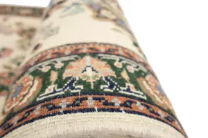 2'7 X 11'9 Hand Knotted Indo-Kashan Wool Runner Rug
