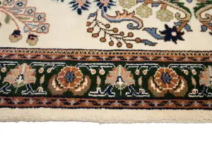 2'7 X 11'9 Hand Knotted Indo-Kashan Wool Runner Rug
