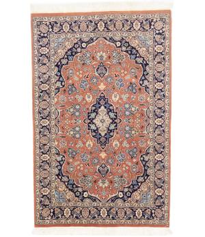 4'0 x 6'4 Hand Knotted Floral Traditional Oriental Wool Rug