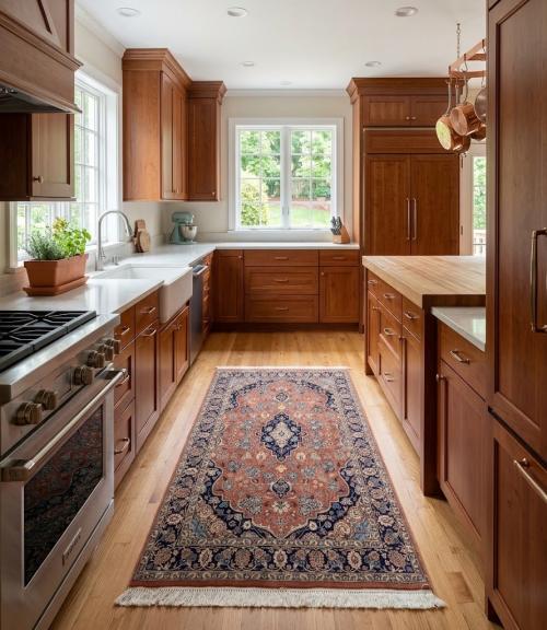 4'0 x 6'4 Hand Knotted Floral Traditional Oriental Wool Rug