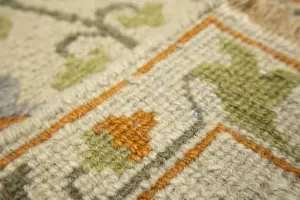 2x3 Hand Woven Sumak Floral Oriental Wool Rug