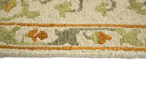 2x3 Hand Woven Sumak Floral Oriental Wool Rug