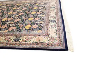 8'2 x 10'1 Hand Knotted Floral Oriental Wool Rug