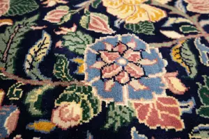8'2 x 10'1 Hand Knotted Floral Oriental Wool Rug