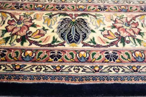 8'2 x 10'1 Hand Knotted Floral Oriental Wool Rug