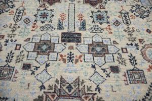 5'10 x 5'11 Hand Knotted Oushak Floral Oriental Round Rug