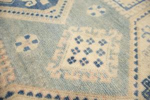 4'10 x 4'11 Hand Knotted Oushak Floral Oriental Wool Round Rug